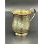 A small Sterling silver tankard, approximate total weight 77g