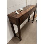 A hardwood small side console AF (H77cm W100ccm D26cm)