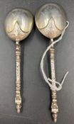Two hallmarked silver Centurion spoons