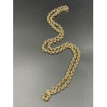A 9ct gold chain, (approximate weight 10.7g)