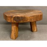 Small oak stool