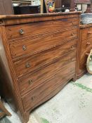 A Regency mahogany secretaries chest.