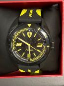 A selection of four watches by Timberland, Scuderia Ferrari, Lige, and Swiss Military.