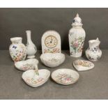 A selection of Aynsley china items