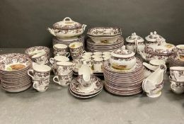 An extensive collection of Spode China "Woodland" dinner and tea service 184 pieces in total