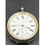 A Continental silver pocket watch (Marked 0.935)