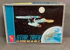 A Star Trek model kit for the USS Enterprise by Amt