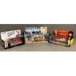 Three boxed models , A Corgi 00802 Fawlty Towers Austin 1300 Estate diecast model with Basil