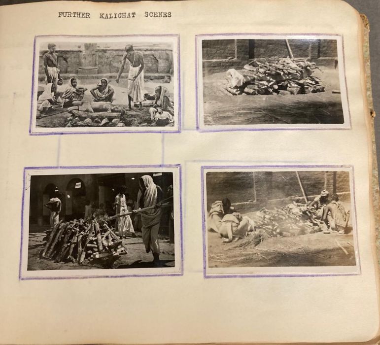 An Album of Vintage Indian photographs from 1945, collected by A J Jolly whilst in the Royal Force. - Image 4 of 8