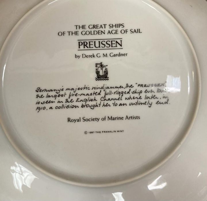 A selection of commemorative plates "The Great Ships of the Golden Ages" - Image 2 of 2