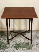 A mahogany side table (H61cm W50cm D32cm)
