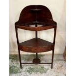 A mahogany wash stand AF