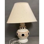 A Mid Century German ceramic table lamp