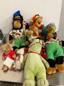 A selection of soft cuddle teddys, some from adverts