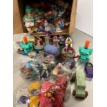 A selection of McDonalds happy meals toys including Scooby Doo And Roberts