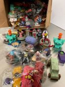 A selection of McDonalds happy meals toys including Scooby Doo And Roberts