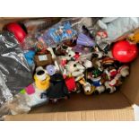 A selection of McDonalds happy meal toys including Snoopy