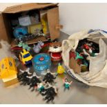 A selection of McDonalds toys