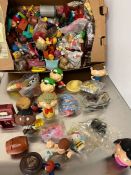 A selection of McDonalds and Burger King toys