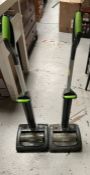 Two G-Tech cordless cleaners