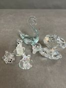 A selection of glass curious, some by Swarovski
