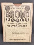 A packet of Bromo toilet paper