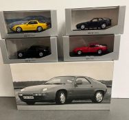 Box set 'Porsche History Collection front motor four diecast collection