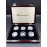 Westminster Mint 2011 Commonwealth Commemorative Silver Coin Set 038/495 celebrating the marriage of