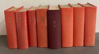 Eight hardbound Army list books 1950-1958