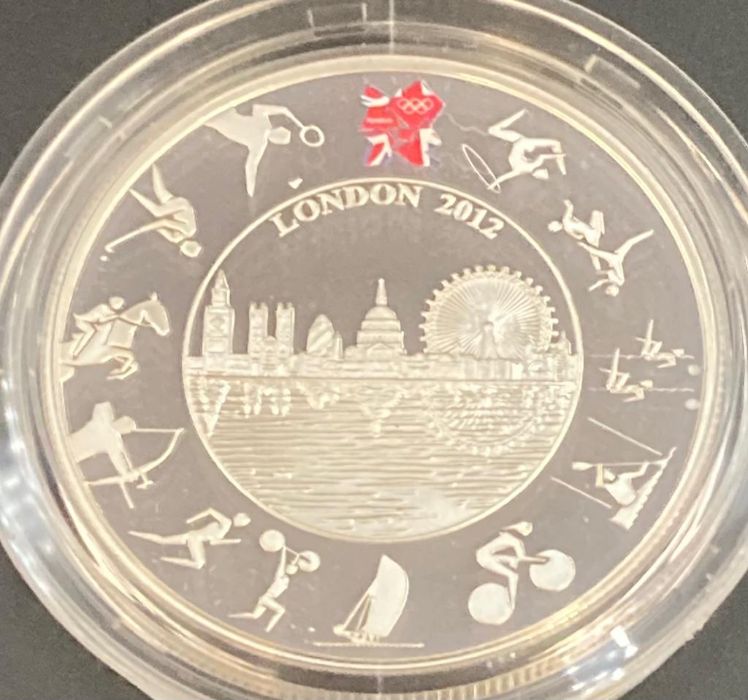 The Westminster Mint Silver proof 50p complete set for the 2012 Olympics - Bild 7 aus 8