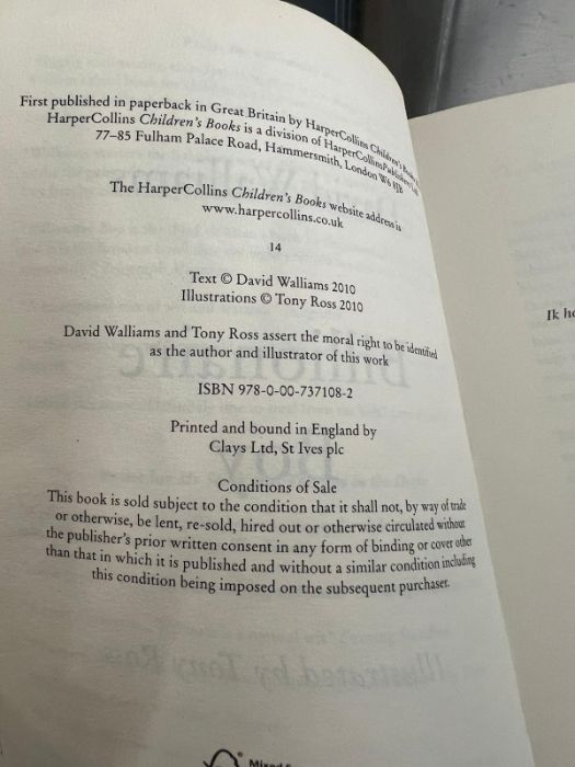 Six Harry Potter books and three David Walliams - Image 11 of 13