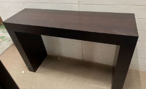 A contemporary console table