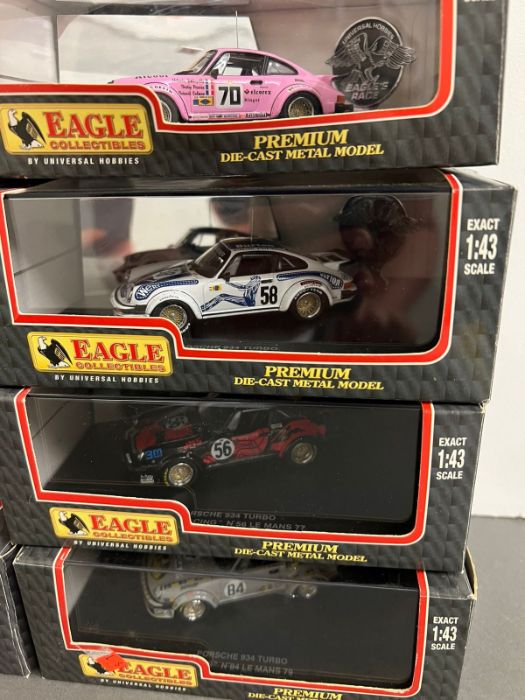 Eleven Eagle Collection Premium diecast model cars in team colours including Le Mans J M Racing - Image 2 of 5
