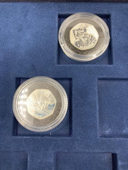 The Royal Mint London 2012 Sports Collection silver proof 50p coins 14 in total - Image 3 of 6