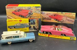 Two boxed Dinky toys, Lady Penelope's and Superior Criterion Ambulance