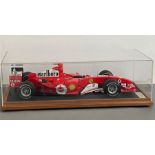 A very rare Ferrari model celebrating Michael Schumacher's 200th Grand Prix race. Limited edition of