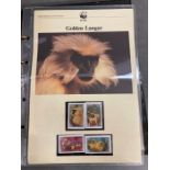 Three albums of WWF first day covers