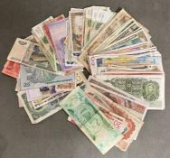 A selection of International Banknotes