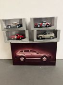 Four limited edition Porsche diecast model box set by Minichamp