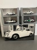 Four limited edition Porsche diecast model box set by Minichamp