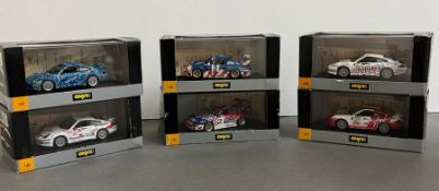 Six Onyx Touring car collection diecast model cars including French GT champion