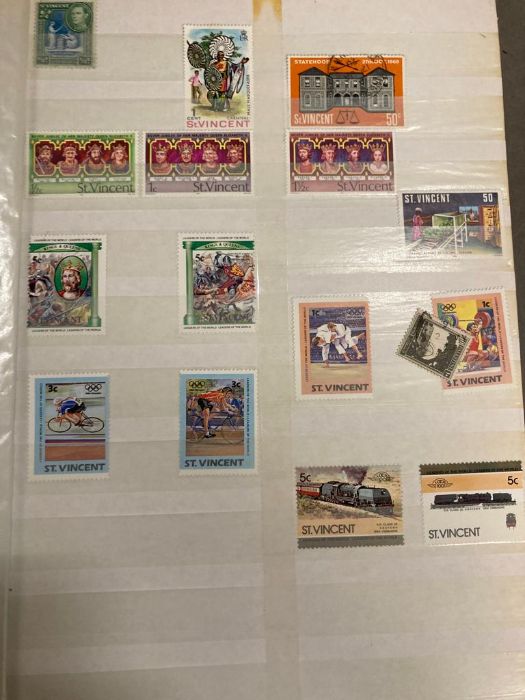 Four albums of world stamps, various countries and ages - Image 8 of 13