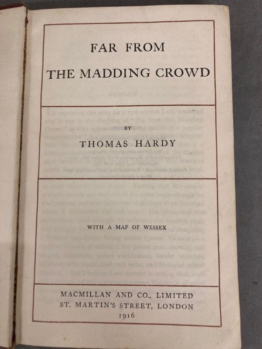 A set of six Macmillan & Co pocket edition Thomas Hardy books to include Jude The Obscure - Image 2 of 10