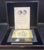 The Smithsonian Uncovered design London & The Lion, boxed set 1oz silver coin by The London Mint