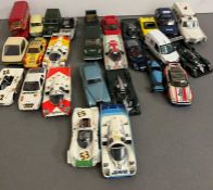 A selection of unboxed diecast vehicles, various ages and makers.