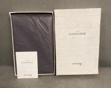 Concorde Memorabilia: A Concorde Leather address book in original box.