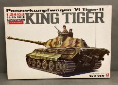 A boxed King Tiger 1:24 scale model kit