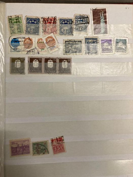 Four albums of world stamps, various countries and ages - Image 11 of 13