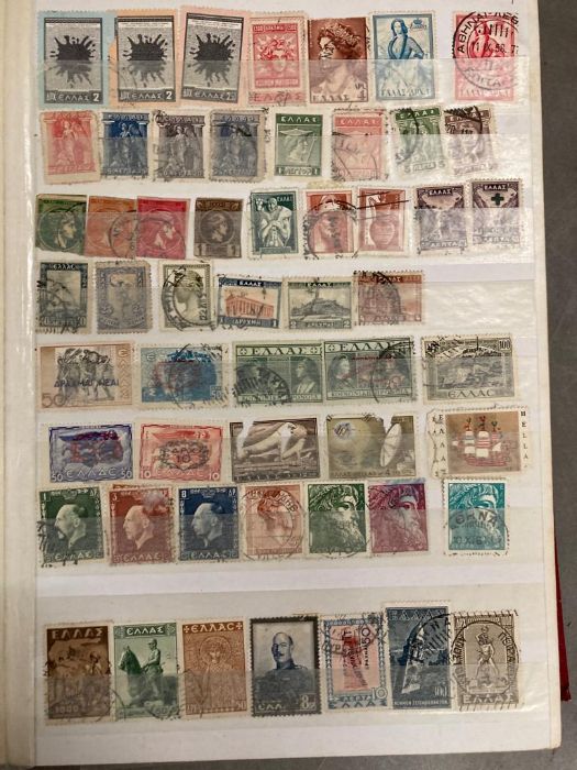 Four albums of world stamps, various countries and ages - Image 10 of 13