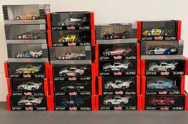 Twenty Two Quartzo diecast classic model and racing model cars including two limited edition